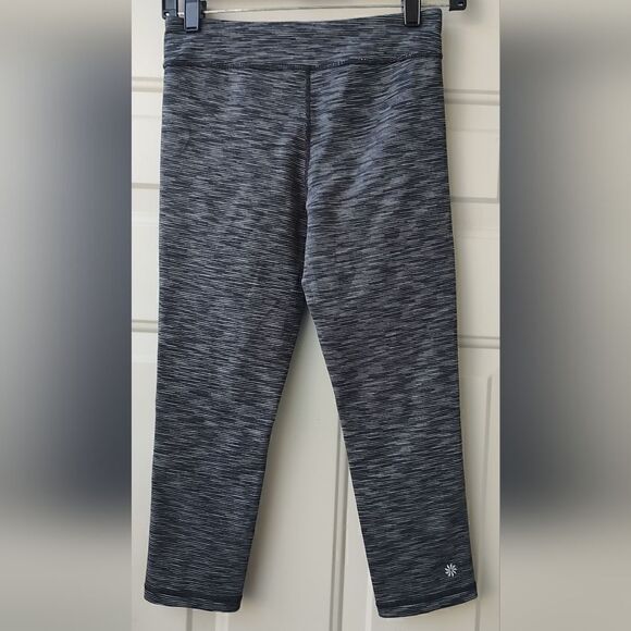 ATHLETA Girl Leggings Capri Gray Size L/12 - Picture 5 of 5
